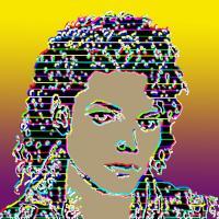 Decorative - Young Michael Jackson - Mixed Media
